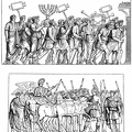 Groups from Titus' triumphal procession over the Jews (Arch of Titus)