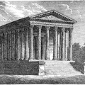 Roman temple (maison carrée) in Nîmes