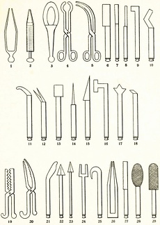 Surgical instruments of the Arabs