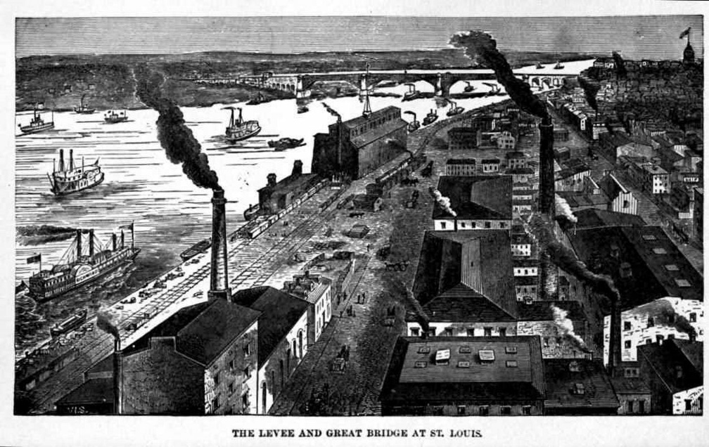 Levee and Great Bridge at St. Louis.jpg