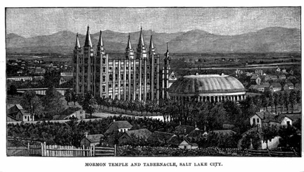 Tabernacle and Temple, Salt Lake City