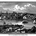 View of Baltimore, from Federal Hill