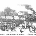 Corning, N.Y. - Second detachment , 23rd Regiment, N.G.S.N.Y. stopped by rioters
