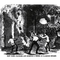 New York - Hanging and burning a negro in Clarkson Street
