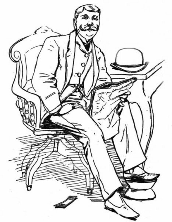 Man looking up from his reading and smiling.jpg