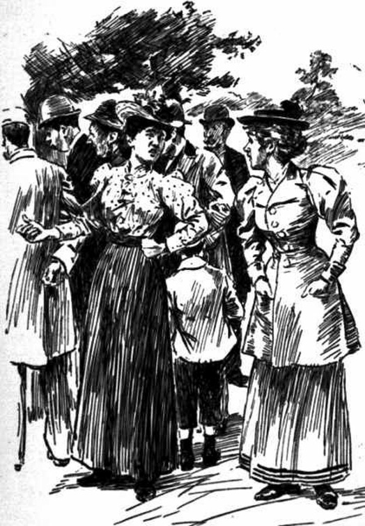 Two ladies in the crowd at the park.jpg