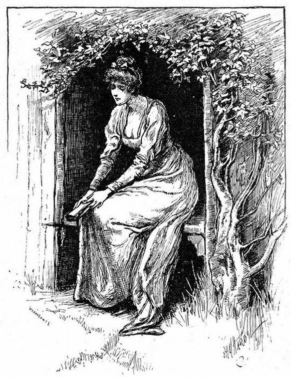 Lady sitting thoughtfully in the garden.jpg
