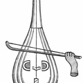 German fiddle, ninth century