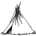 An Indian tepee