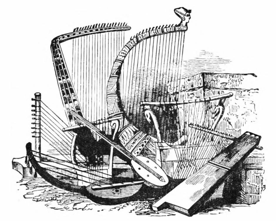 Group of Harps and other musical instruments.jpg