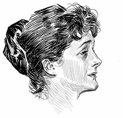 Profile of lady
