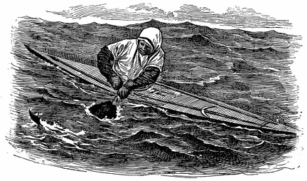 A Greenland Eskimo Fishing