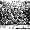 Ainu Women, showing Tattooing