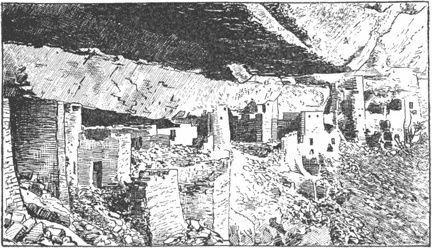 Cliff Ruins at Mancos Canyon