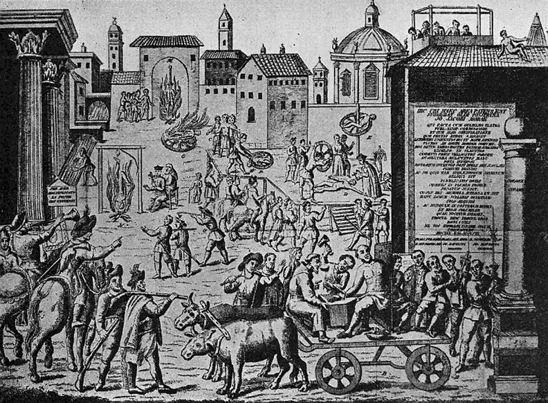 A medieval method of combating the plague. The persecution of the anointers in Milan in 1630