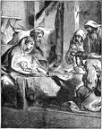 The Shepherds worshipping the infant Jesus