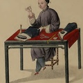 A Woman making stockings