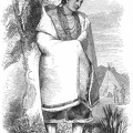 Woman of the Sacs, or “Sau-kies,” Tribe of American Indians