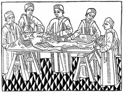 The first printed picture of dissection