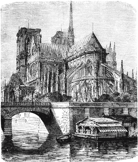 Notre Dame Cathedral (from the Rear)