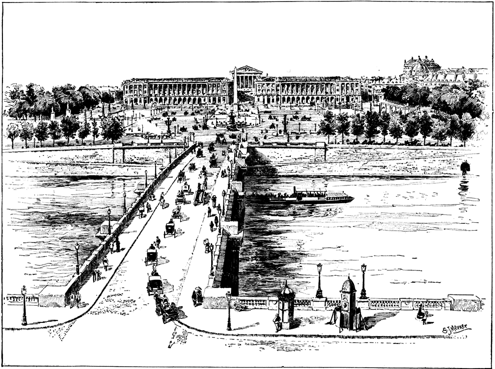One of the bridges across the Seine,—showing the Place de la Concorde and the Tuileries in the distance.png