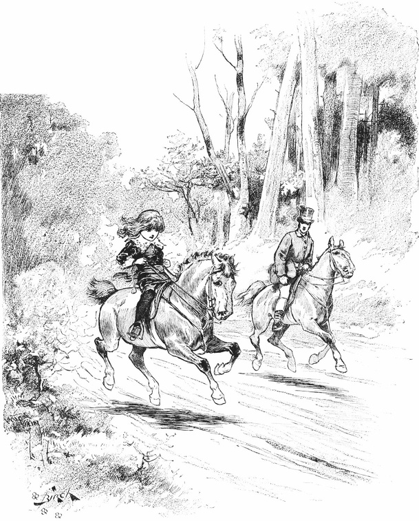 Little Lord Fauntleroy riding