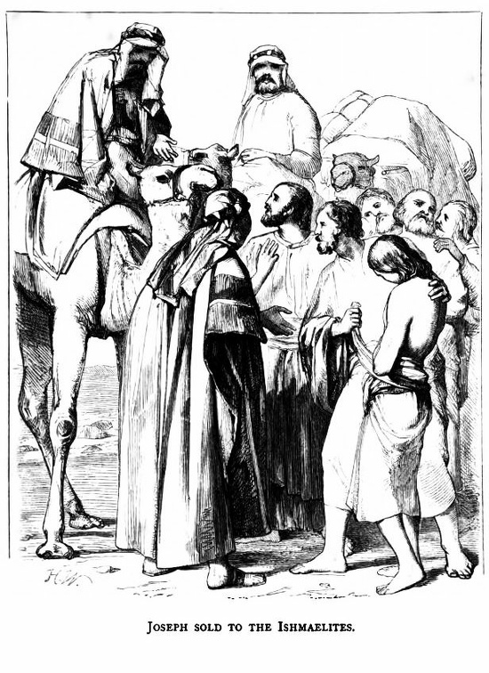 Joseph sold to the Ishmaelites