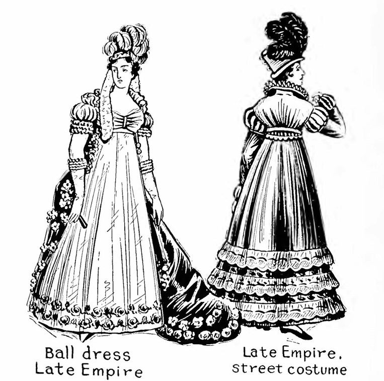 Late Empire - Ball dress and street costume .jpg