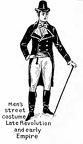 Men's street costume Late Revolution and early Empire