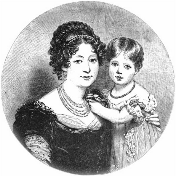 THe Duchess of Kent, with Princess Victoria at the age of two.jpg
