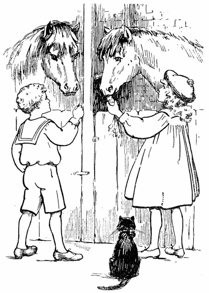 Boy and girl feeding the horses.jpg