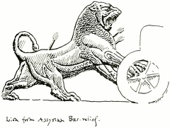 Lion from Assyrian Bas-relief