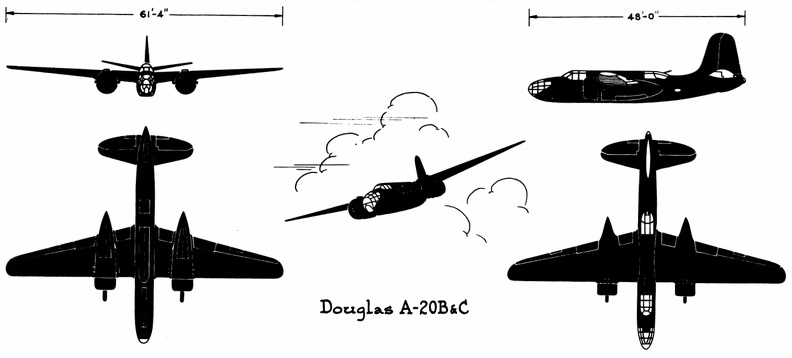 Douglas A-20B & C