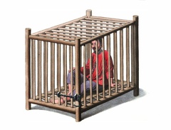 A Malefactor in a Cage