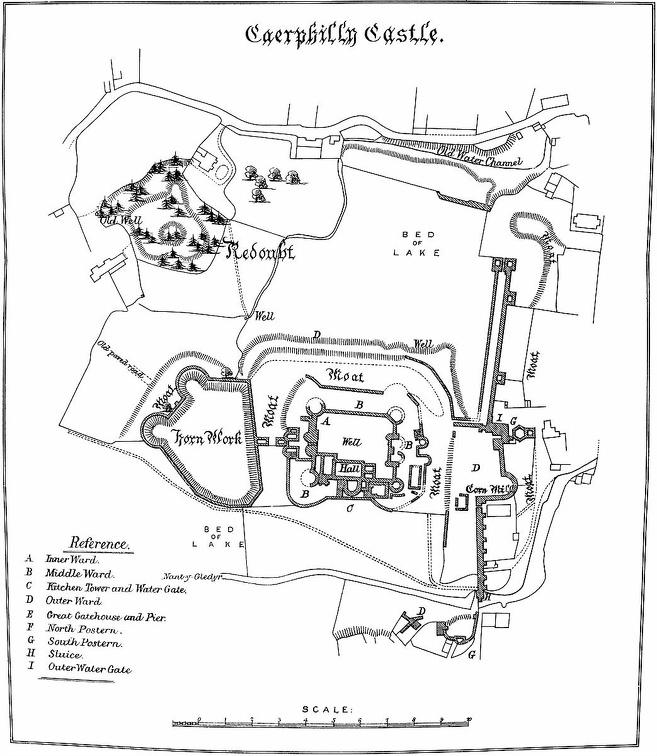 Caerphilly Castle, Ground plan.jpg