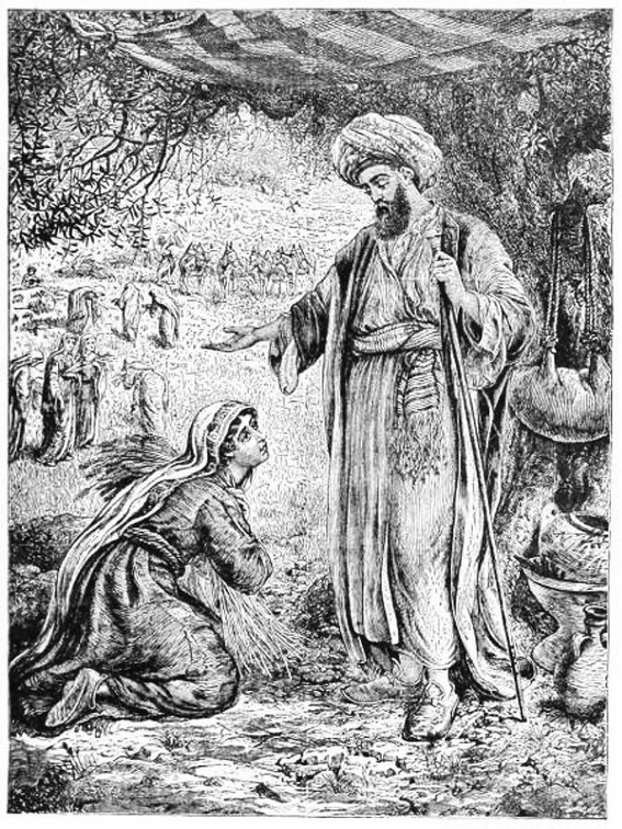 Boaz showing indness to Ruth