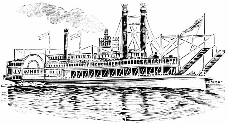 Mississippi steamboat ‘J. M. White,’ 1878