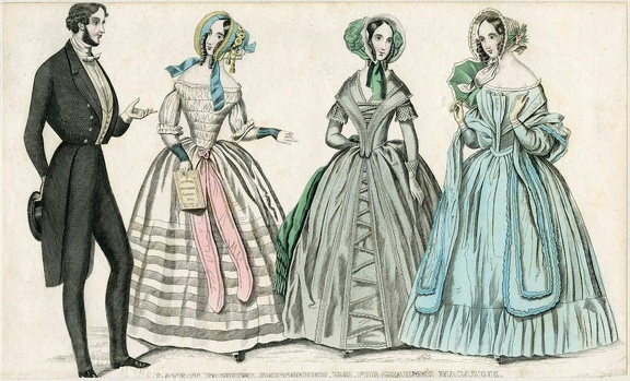 Latest Fashions, September 1841