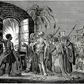 The apostle Thomas, cast into an oven