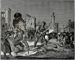 Matthew, the evangelist, beheaded at Nadavar