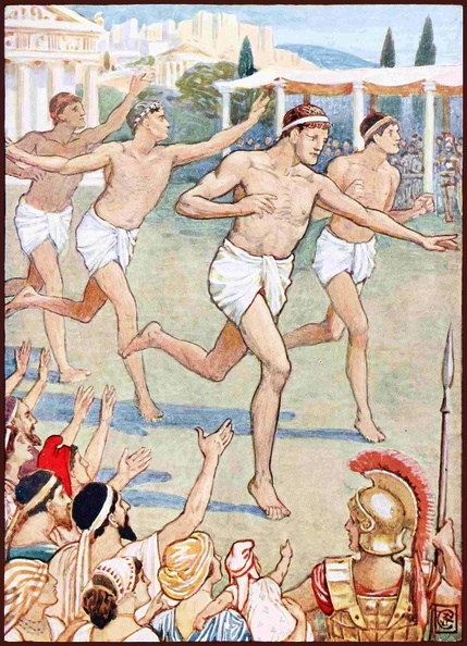 In the earliest times, a simple foot-race was the only event.jpg