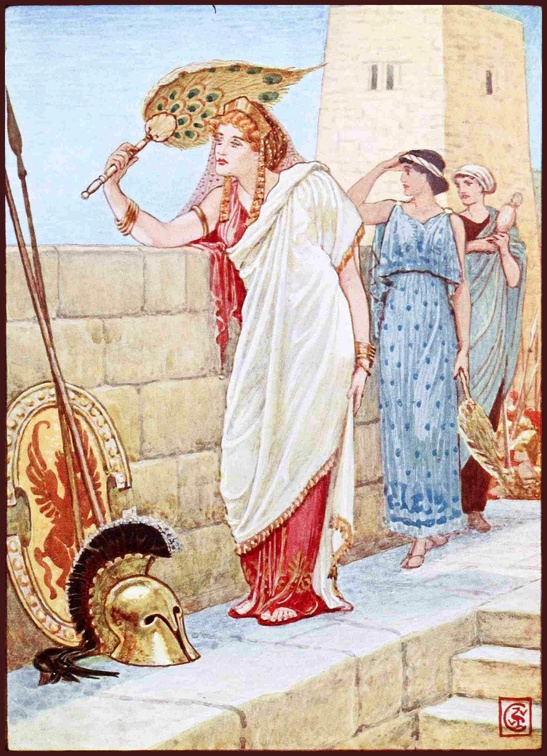 Often she would stand upon the walls of Troy.jpg