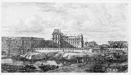 L’Ancien Louvre, d’après une peinture de Zeeman