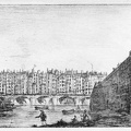 Le Pont-au-Change vers 1784, d’après Nicolle