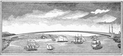 View of Thomas Pope's Proposed Cantilever (1810)