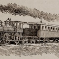 An Old-fashioned Train of Cars