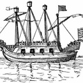 The Finis Belli, the first regular Ironclad Ship armed with Cannon