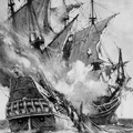 The Fight between a Merchantman and a Turkish Pirate