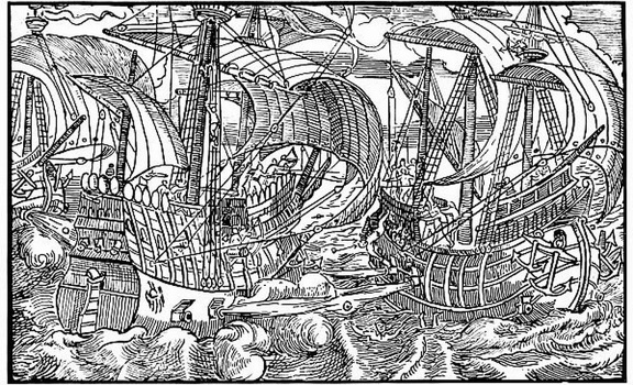 A Sea-fight in Tudor Times