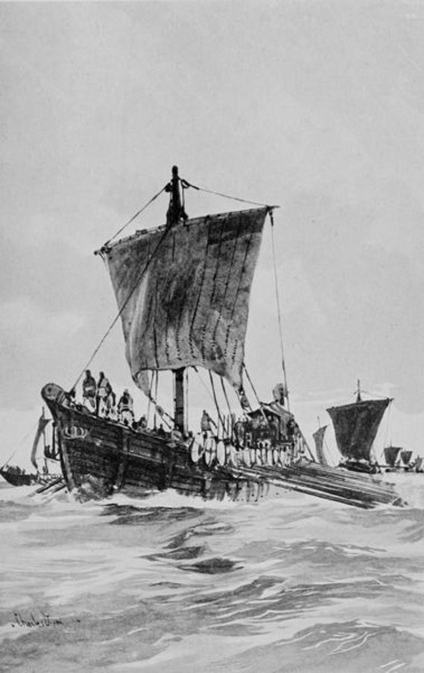 A War-galley in the Days of King Alfred.jpg